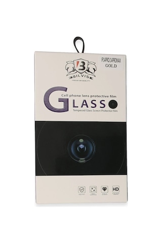 Mey İthalat Apple Uyumlu iPhone 14 Pro Max Bilvis Titan Kamera Lens - Gold