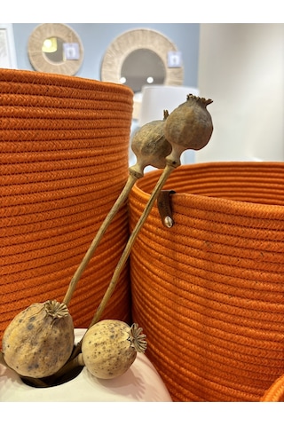 Rover Çok Amaçlı Düzenleyici Sepet, Saksılık, Organizer 20-26, Küçük Boy Turuncu