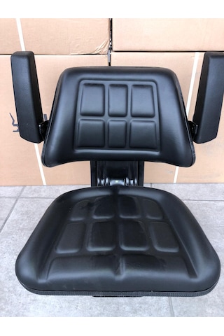 Pilot Traktör Koltuk Kollu Et62 Traktör Koltuğu Pilot Siyah Renk