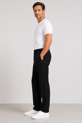 Bihan Store Erkek Modern Klasik Kesim Keten Pantolon 1210-siyah