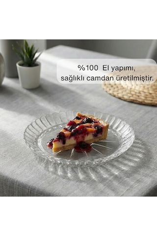 Selen Concept Güneş Model Cam Tabak 6'lı Set