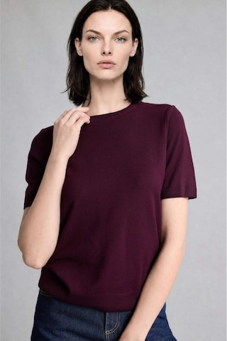 Defacto Regular Fıt Bisiklet Yaka Bordo Kazak D6272ax26aubr327 Bordo-br327