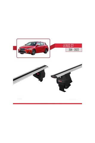 Lexus Ct 2011-2022 Arası İle Uyumlu Ace-4 Ara Atkı Tavan Barı Gri