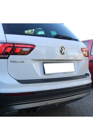 Volkswagen Tiguan 2015- Uyumlu Yedek Parça Arka Tampon Eşiği Mat