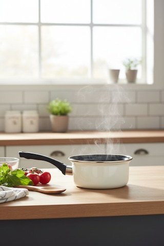 Akayev Emaye 14 Cm Sosluk Krem