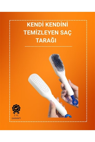 Kafa Derisi Masajlı Saç Tarağı Kendini Temizleyen Anti-statik Belirtilmemiş 29423618