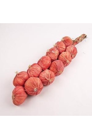 Yapay Soğan Salkımı Süs Sahte Kahverengi Soğan Yapay Meyve Sebze