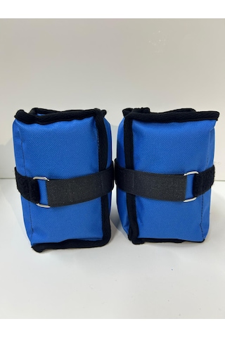 Me&ra Sport 1 Kg X 2 Adet El Ayak Bilek Ağırlık Seti Kum Ağırlık Torbası mavi