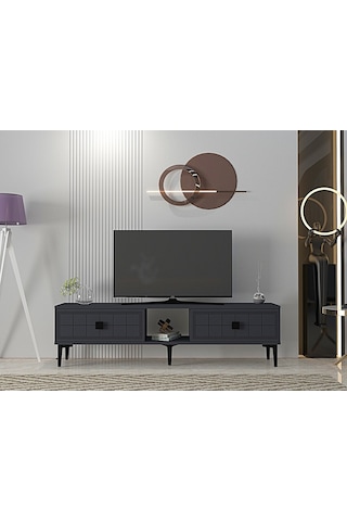 Tsa1501a - Yuka Tv Stand Antrasit 150cm Antrasit / Koyu Gri