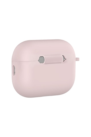 Apple AirPods Uyumlu Pro 3 Zore Standart Silikon Kılıf Kum Pembe