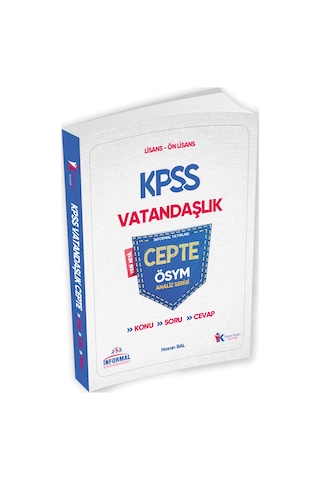 2025 KPSS Vatandaşlık Cepte Konu-Soru-Cevap ÖSYM Analiz Serisi