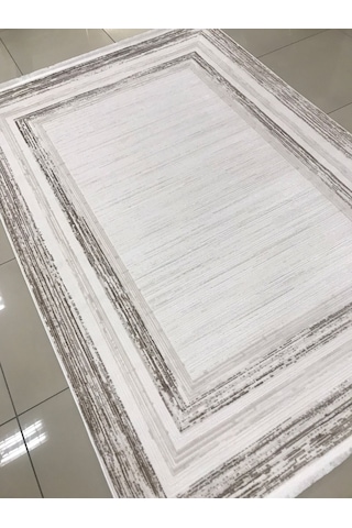 Liparis Halı Toscana 203 Serisi Triko Akrilik Salon Oturma Yatak Odası Halısı Krem - Kahve