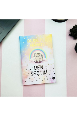 Bu Işıltılı Hayatı Ben Seçtim Tasarımlı Kırtasiye Seti