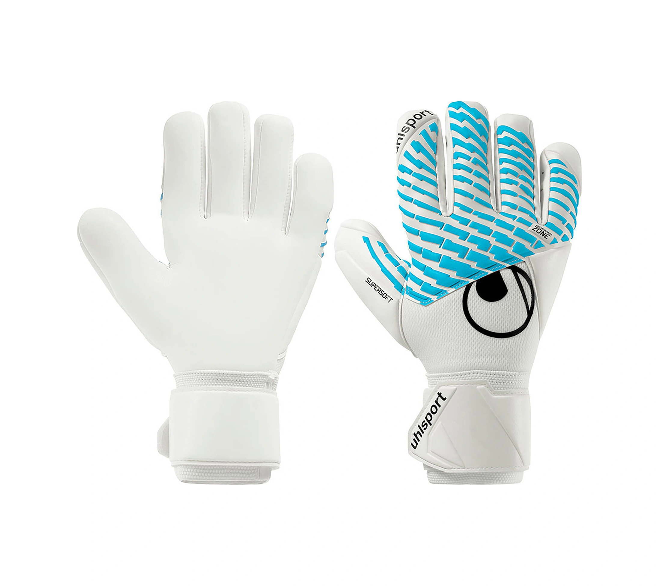 Beyaz - Mavi - Siyah Uhlsport Futbol Kaleci Eldiveni Fm Cybertec Supersoft Hn 101138001 Beyaz