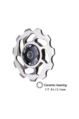 Dianziye Ztto Titan Renkli Alüminyum Bisiklet Arka Vites Güdüm Tekerleği 11t Seramik Balata Düşük Sürtünme Mtb Yüksek Performans