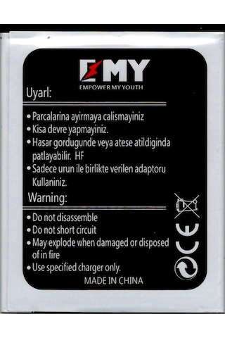 Vestel Venus V3 5040 Uyumlu Emy Batarya
