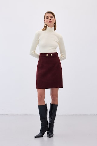 Sateen Tam Balıkçı Triko - Ekru-130140 Ekru