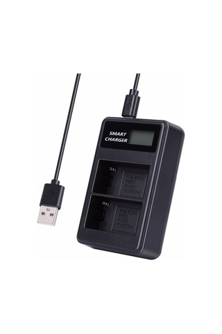 Cbtx Sony Np-fm500h / Np-fm50 / Np-f550 Uyumlu F550 Akıllı Lcd Ekran Kamera Şarj Cihazı Usb Kablosu Çift Yürüyüş Şarj Cihazı