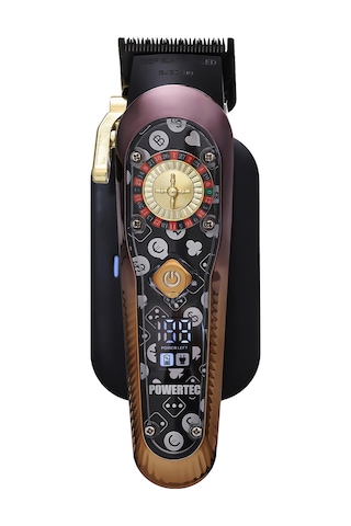 Powertec TR-5200 Wireless Şarjlı Profesyonel Saç Sakal Kesim Makinesi