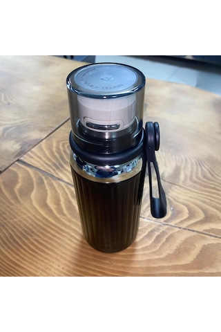 Çift Katmanlı Paslanmaz Çelik Termos 500 Ml Siyah