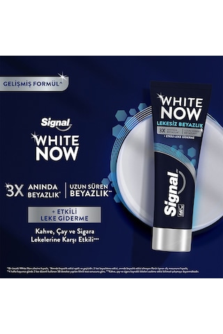 Signal White Now Lekesiz Beyazlık Diş Macunu 4 x 75 ML