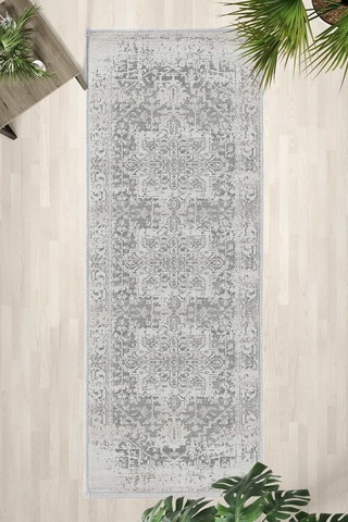 Yıkanabilir Yolluk 125 Açık Gri