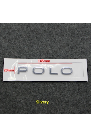 Volkswagen Polo Bagaj Yazı Abs Krom Renk Volkswagen Polo Rear