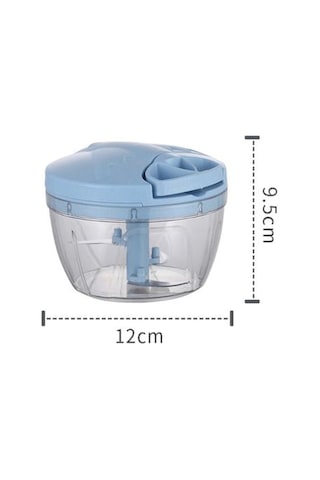 Meyve Öğütücüler İçin Çok Fonksiyonlu Sebze Kesici Kıyma Manuel Sarımsak Et Kırıcı Mutfak Aksesuarları Shredders & Amp Dilimleyiciler Mavi, 12x9.5cm Antrasit