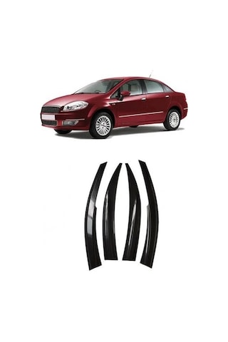 Fiat Linea Cam Rüzgarlığı - Kutulu Gönderim - Lazer Kesim