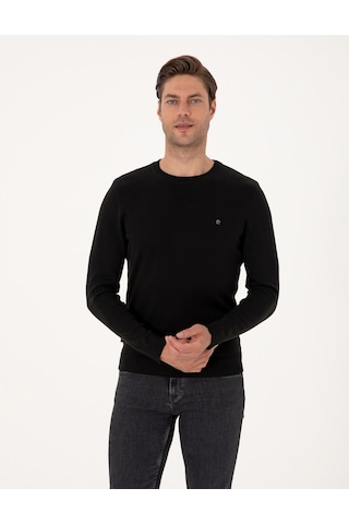 Pierre Cardin Erkek Siyah Kazak /triko 50314192-vr046 Siyah