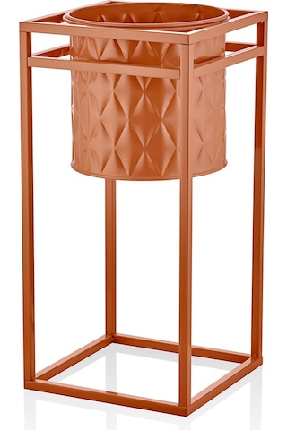 The Mia Prizma Vazo & Saksı Terracota 60x30x30 Cm