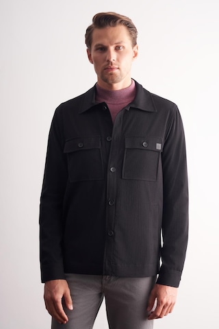 İmza Siyah Polo Yaka Düz Yırtmaçsız Esnek Casual Mont 1007255150 Siyah