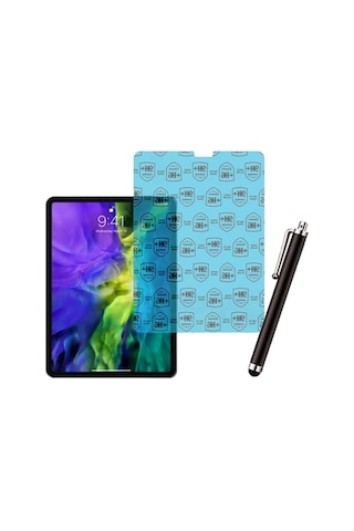 Apple Uyumlu iPad Air M2 / iPad Air M3 Şeffaf Kılıf Cam Kalem Set Arka Kapak
