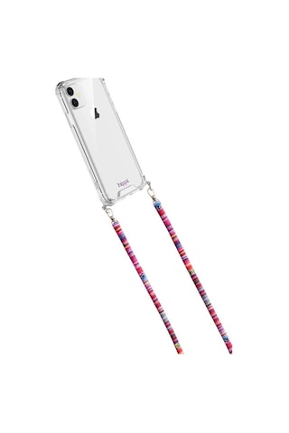 Hippi Lotus Renkli İpli Boyun Askılı Kumaş Telefon Askısı - 110 Cm