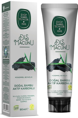 Eyüp Sabri Tuncer Doğal Bambu + Karbonlu Diş Macunu 2 x 90 ML