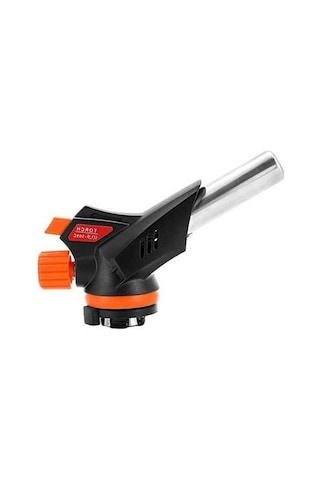 Pazly Barbekü Meşalesi Sıcaklığa Dayanıklı Klip Tipi Taşınabilir Alev Ayarlanabilir Evrens Anti-pas Yüksek Sertlik Kamp Çakmağı Siyah