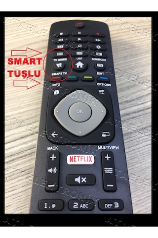 Philips Uyumlu 4K Uhd Led Smart Tv Kumanda Netflix Tuşlu