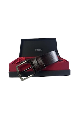 Fossil Kahve Hakiki Deri 4,5 Cm Erkek Kemeri-130cm Kahve