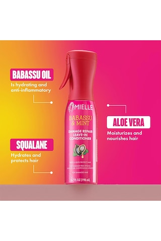 Mielle Babassu & Mint Onarıcı Durulanmayan Sprey Saç Kremi 198ml