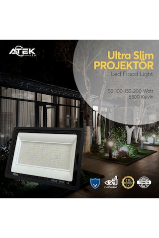 Dış Mekan Led Işık Ultra Slim Projektör