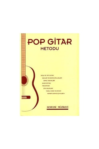 Senfoni Müzik Yayınları Pop Gitar Metodu N11.966