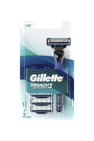 Gillette Mach3 Sport Tıraş Makinesi 3 Yedekli Gillette Mach3 Sport Tıraş Makinesi 3 Yedekli