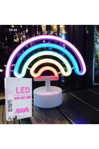 Gökkuşağı Neon Led Lamba Sarı