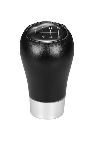 Teltree Bmw 3/5/6 Serisi E30-e90 İçin 6 Vites Manuel Vites Çubuğu Kolu - Pu Deri, Kolay Kurulum, Direk Değişim, Dayanıklı Siyah