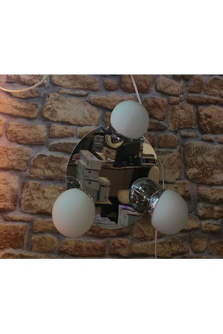 3Lü Ledli Günışığı Tavan Armatürü Hl7180L Krom
