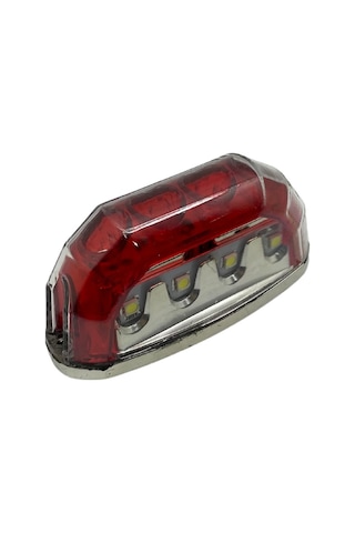 12v-24v Plaka Lambası 8 Ledli Kırmızı Unıversal