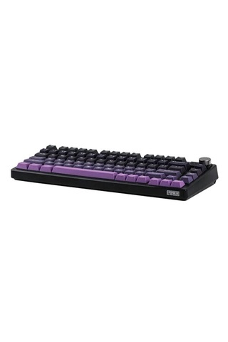 Epomaker He75 Mag Black Purple Hall Effect Gateron Magnetic White