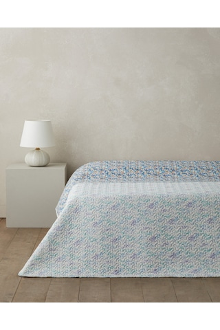 English Home Blossom Haze Tek Kişilik Çok Amaçlı Örtü 160x220 Cm Mor Mor