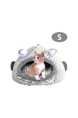 Leezsing Yumuşak Yavru Kedi Yatağı, Küçük Köpek Yatağı, Konforlu Evcil Hayvan Yatağı, Köpek Kulübesi, Sıcak Evcil Hayvan Sepeti Malzemeleri, Yıkanabilir