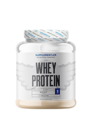 Supplementler Whey Protein 500 Gr Bisküvi